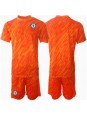 Chelsea Brankářské Domácí dres pro děti 2024-25 Krátký Rukáv (+ trenýrky)